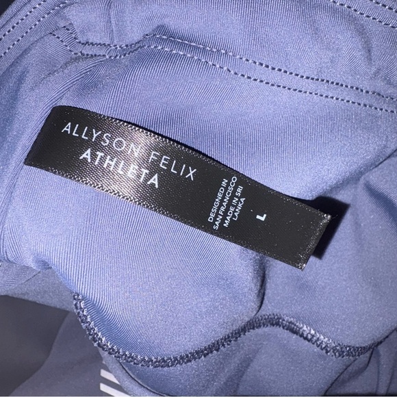 ATHLETA leggings Allyson Felix Legend 7/8 Tight Leggings size L Violet - Picture 11 of 16